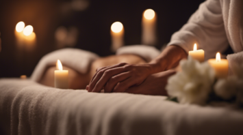 Relaxing spa salon
