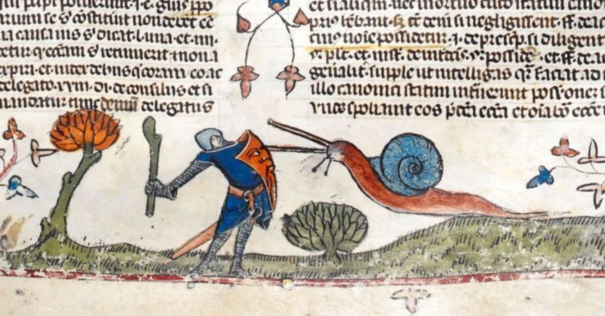 Paintings with snail battles