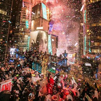 How New Year's Eve was celebrated in New York