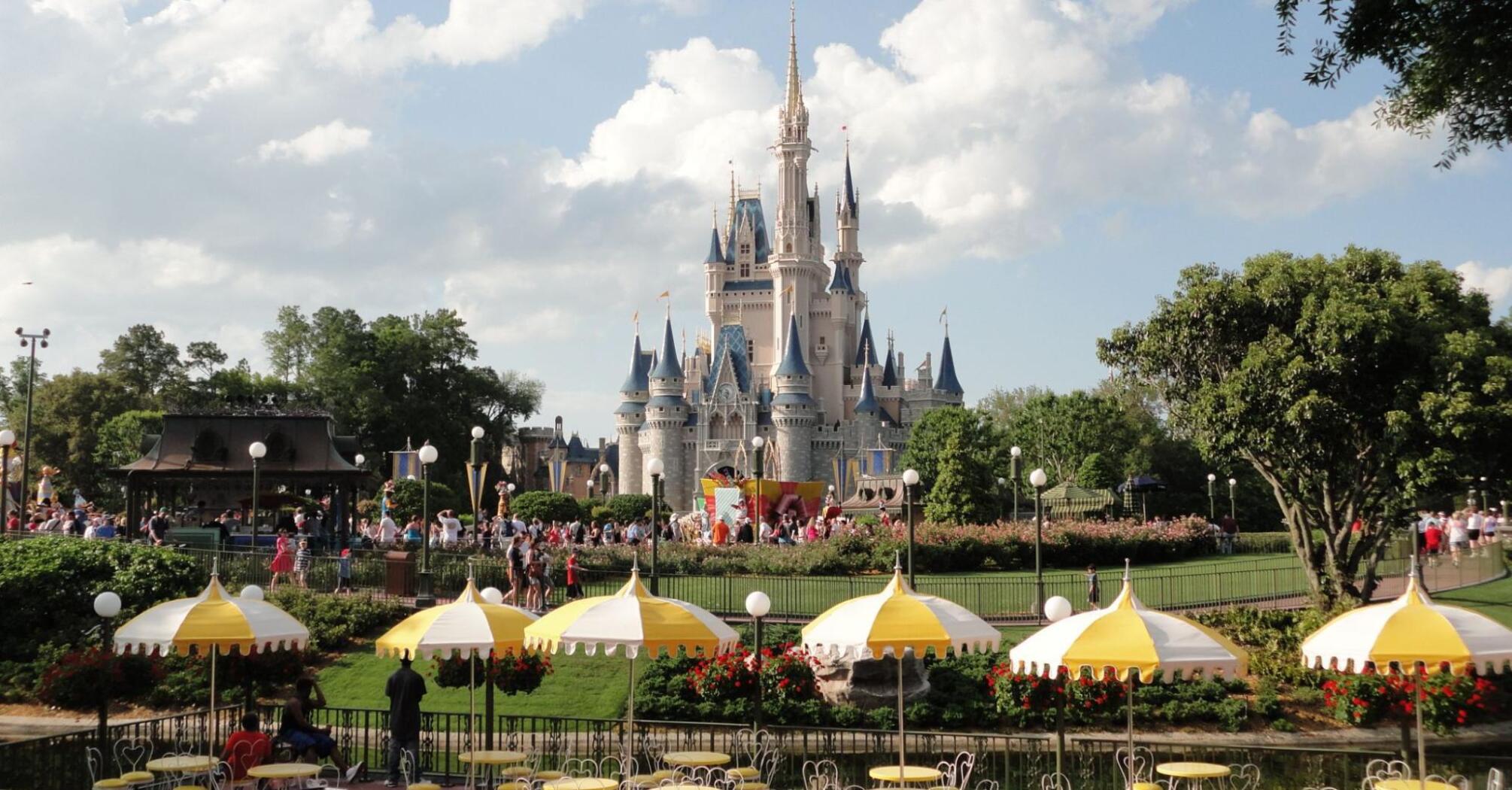 Cinderella's Castle at the Magic Kingdom at Walt Disney World in Orlando, Florida