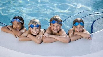 Children in the pool