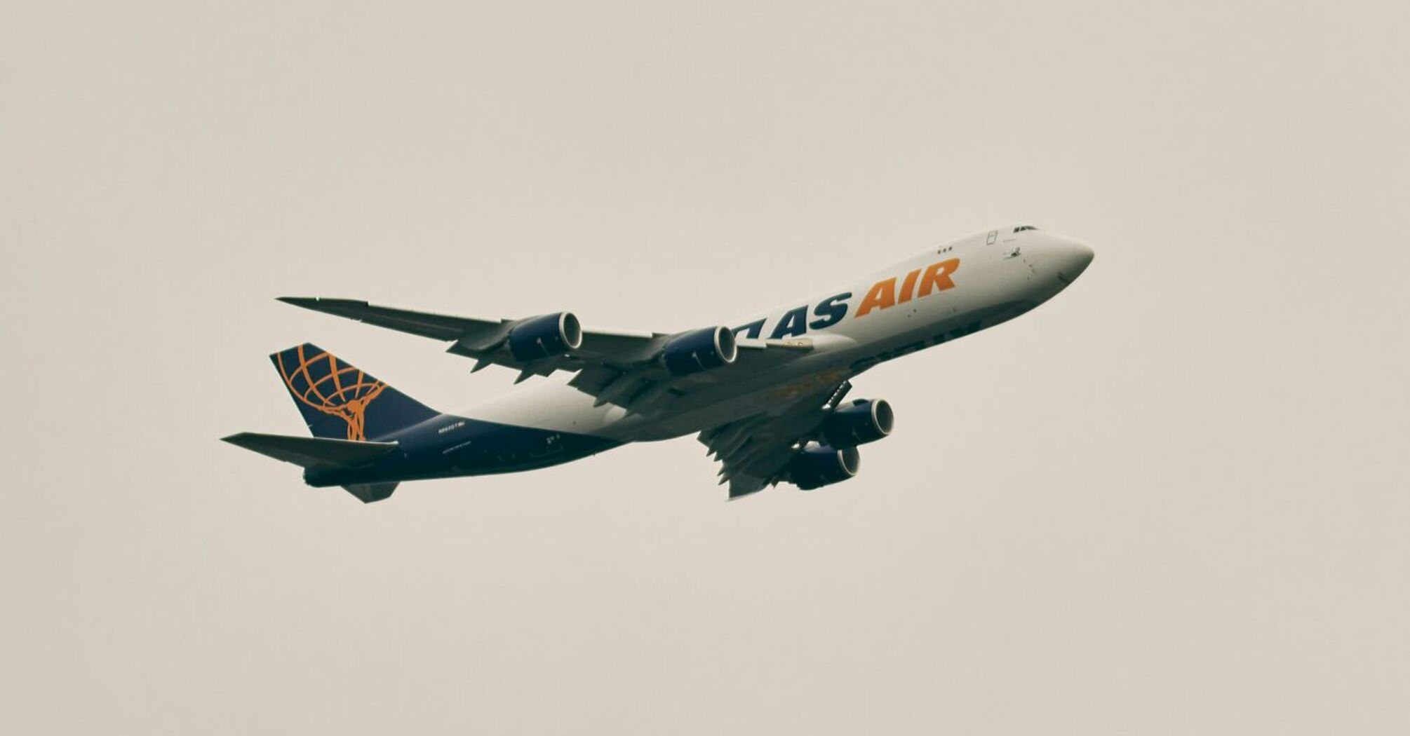 Atlas Air plane in flight