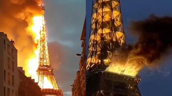 Deepfake about the Eiffel Tower fire went viral: what's wrong with it and why people believed it