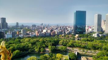 Osaka city view, Japan