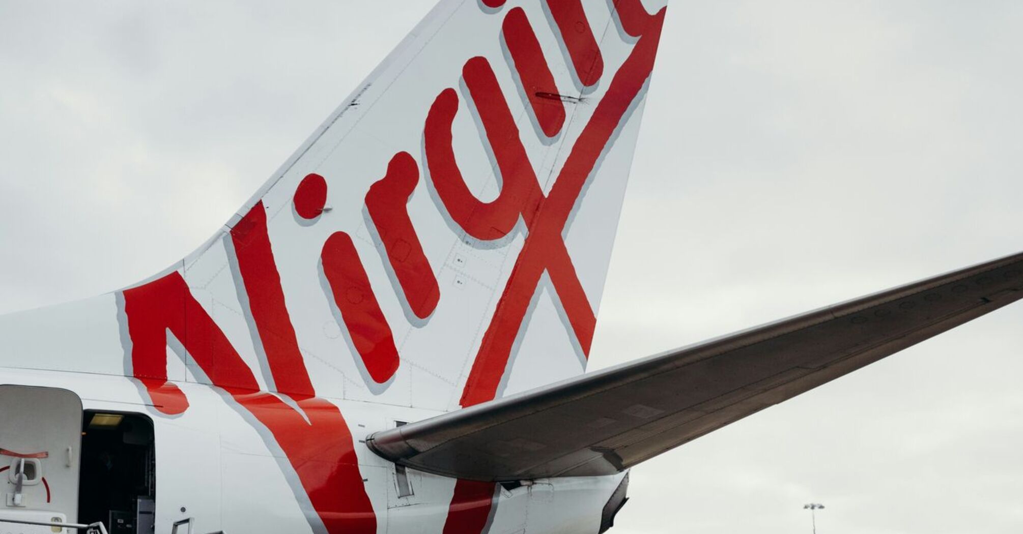 Virgin airplane tail 