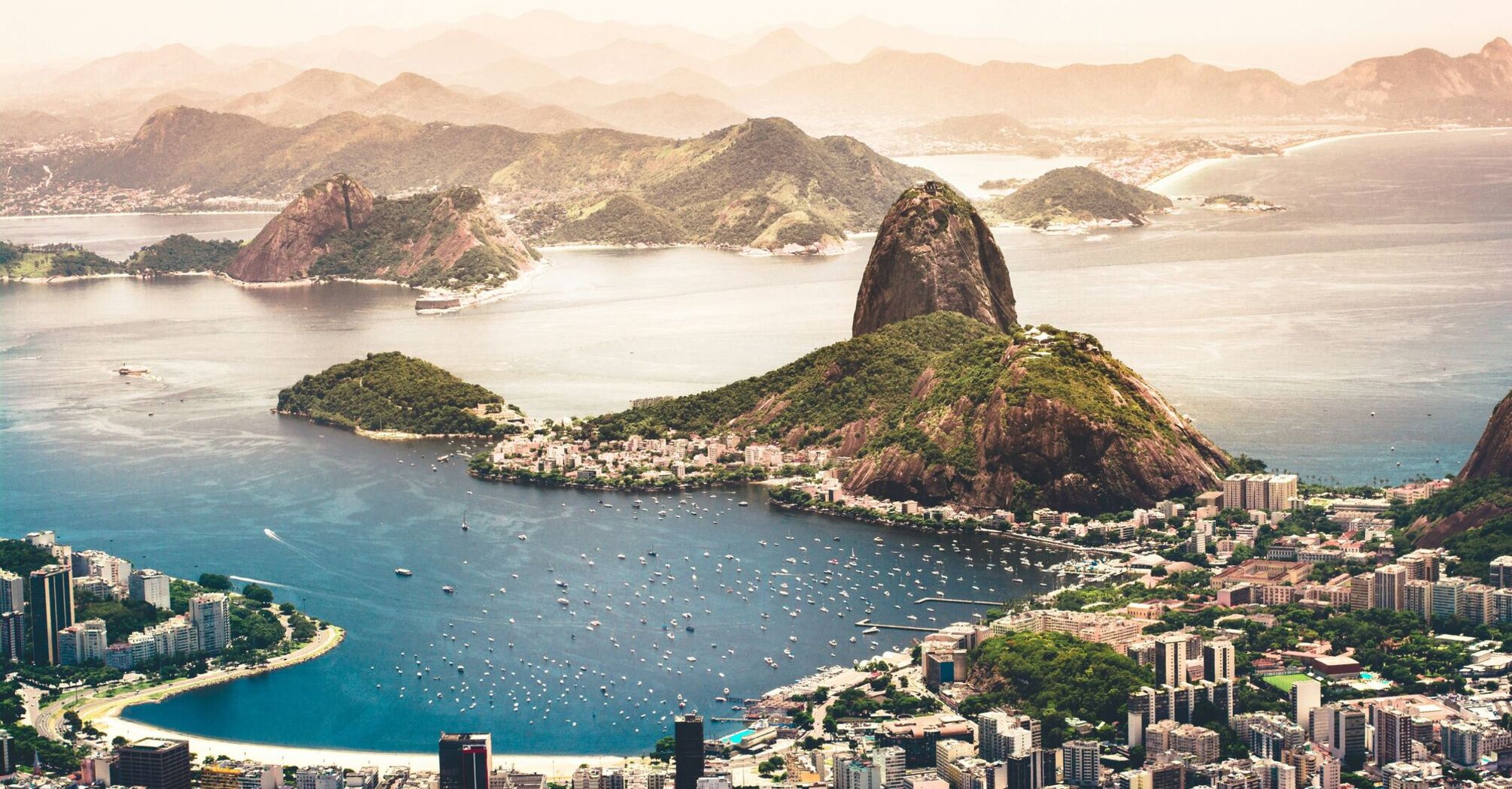 View of the landscape of Rio de Janeiro, Brazil