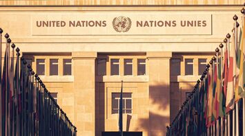 The Palais des Nations UN Headquarters in Geneva