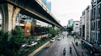 Busy streets of Thailand