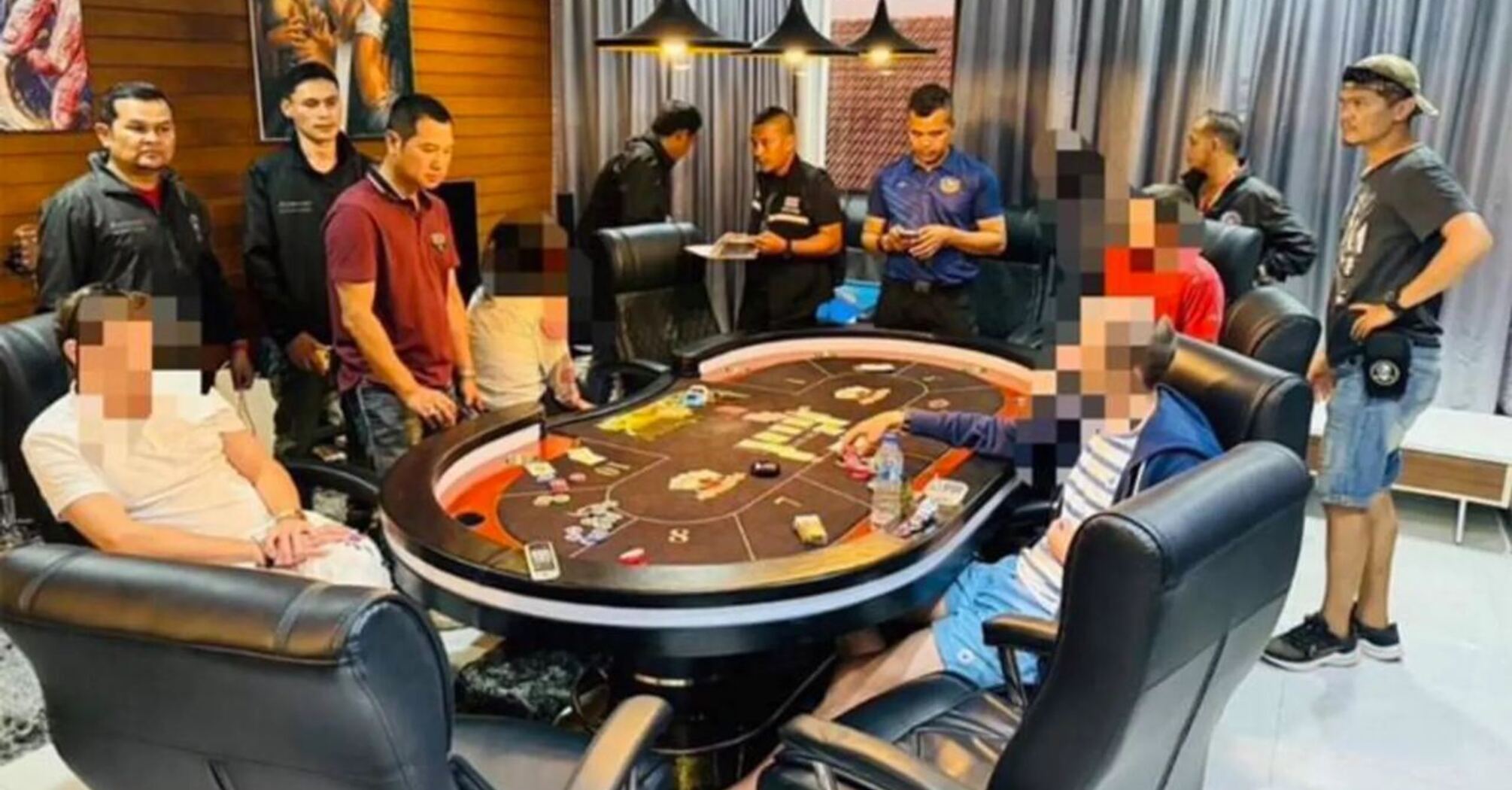 In Thailand, five Russians were arrested for playing poker