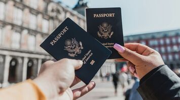 Holding US passports 