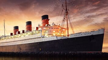 Mystical haunted hotel in America. Stop at the ship "Queen Mary," California state
