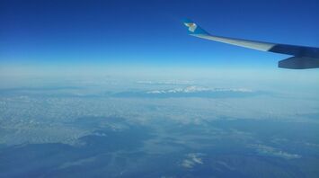 View from the Oman Air's plane
