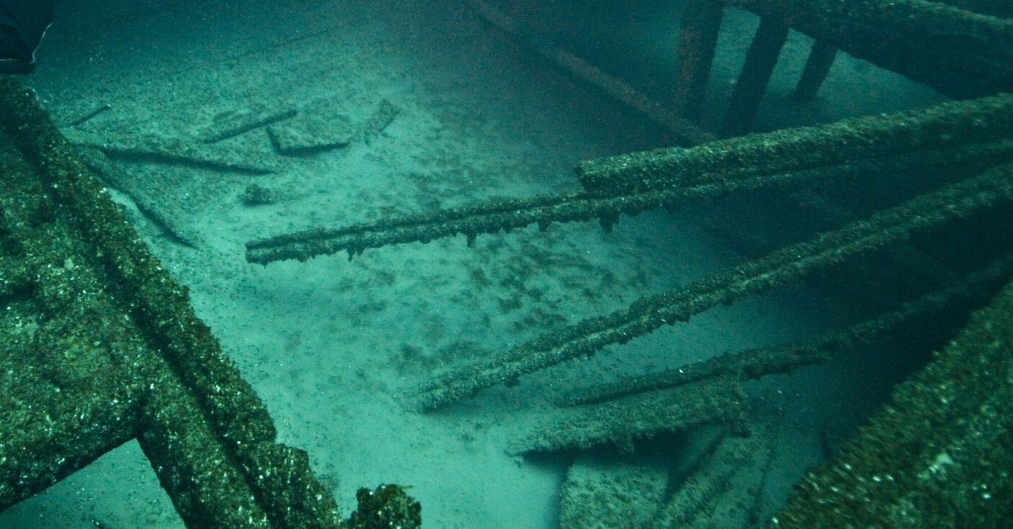 Near the coast of Canada, a ship has emerged that could be over 200 years old