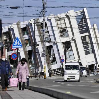 A powerful earthquake of magnitude 7.5: the consequences of the natural disaster in Japan