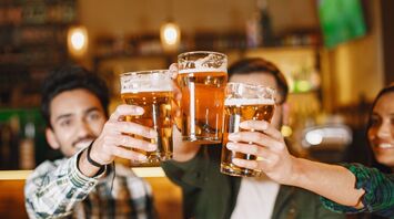 Where is the "drunkest city in Europe" located and how much does a pint of beer cost there