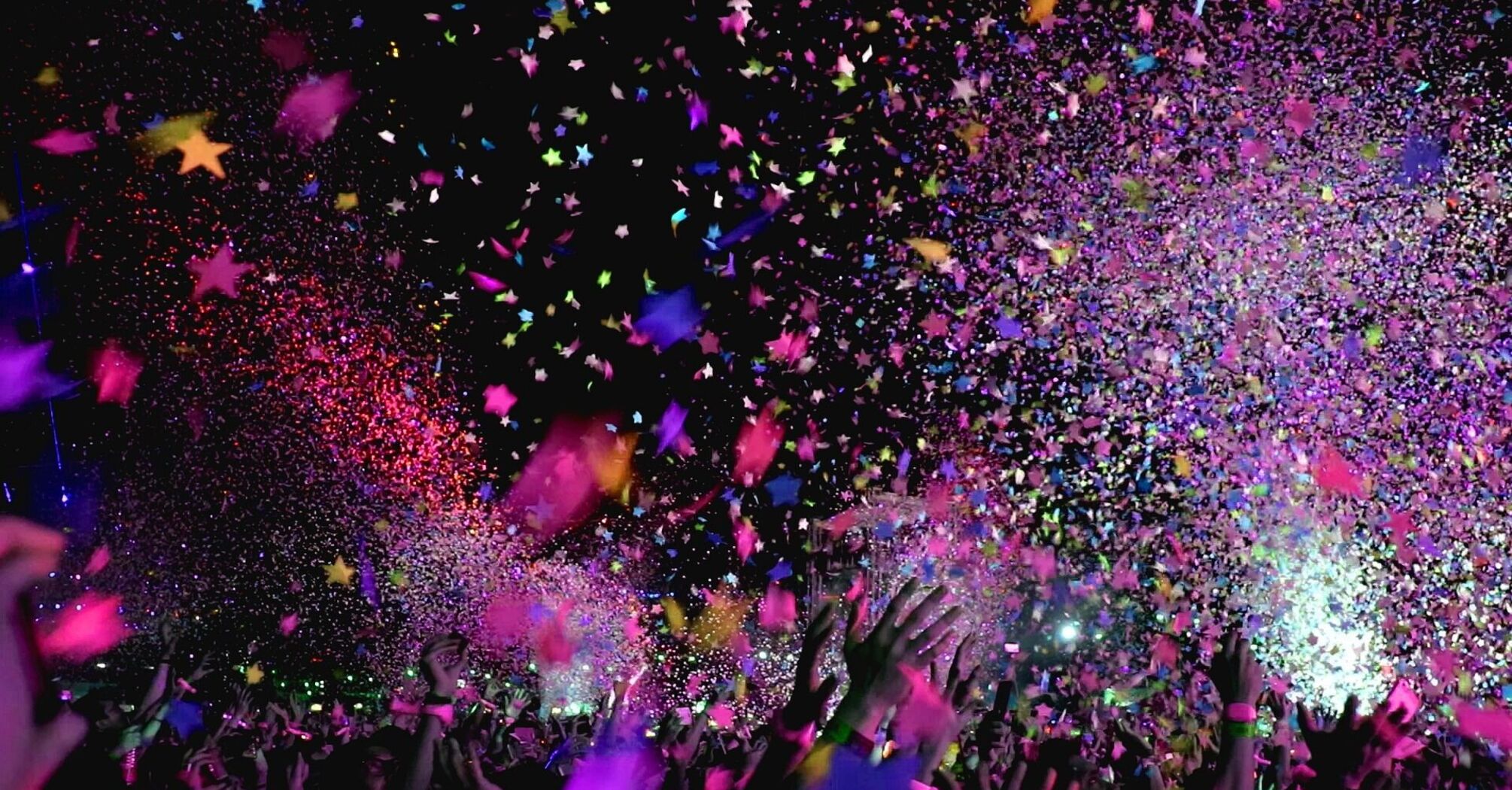 Concert confetti party