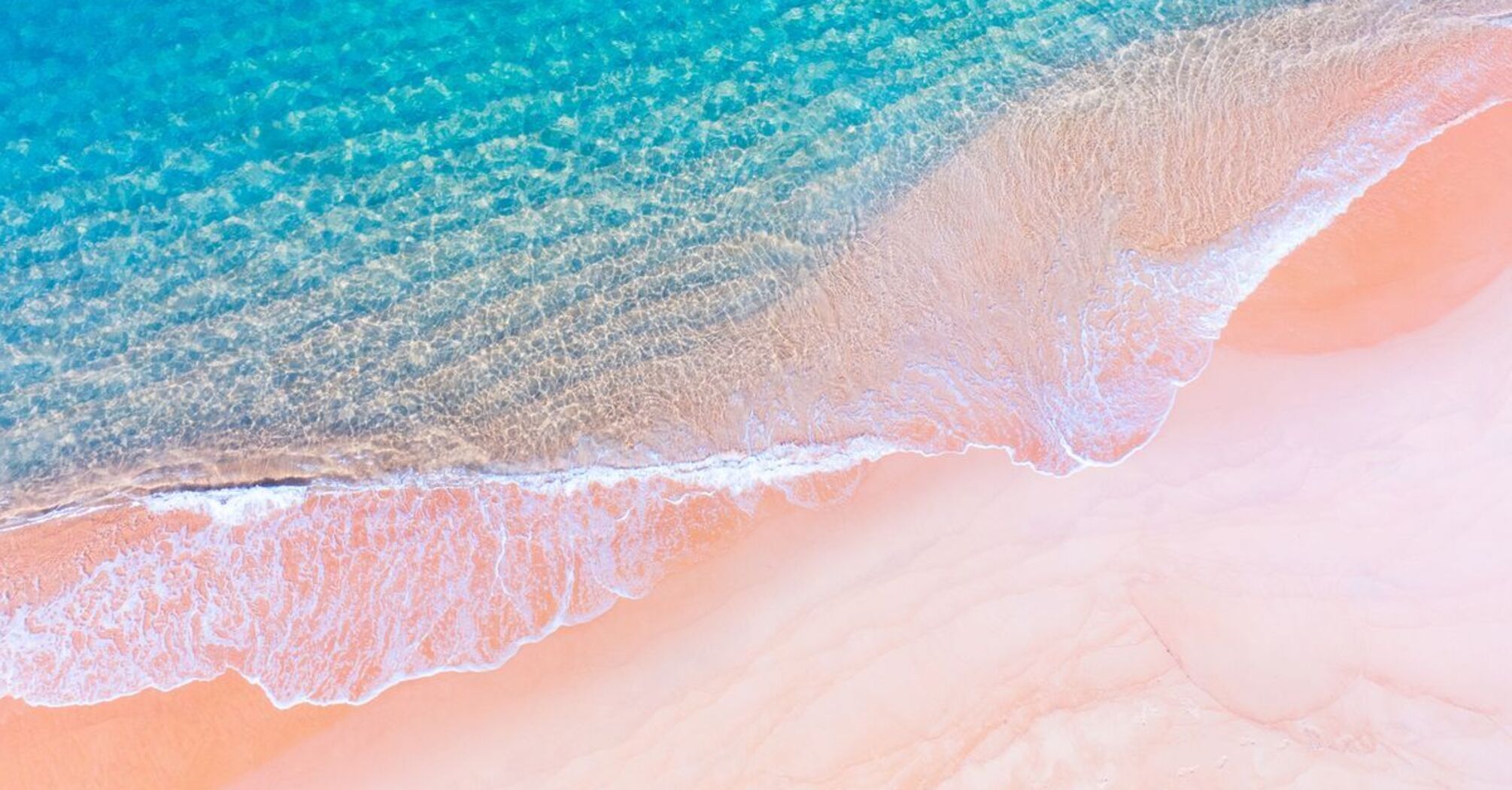 Pink beaches fascinate with their beauty