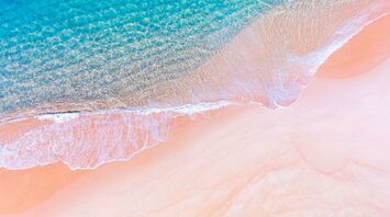 Pink beaches fascinate with their beauty