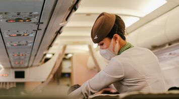 Passengers were shown the hidden function on the airplane that flight attendants use