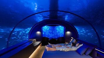 Best hotels with underwater rooms: Top 7 places to stay under the ocean's surface with sea creatures outside your window