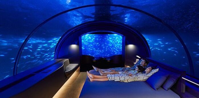 Best hotels with underwater rooms: Top 7 places to stay under the ocean's surface with sea creatures outside your window