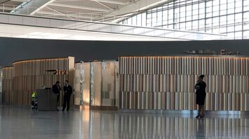 First Class travel at Heathrow T5 for some passengers lucky enough to fly this way.