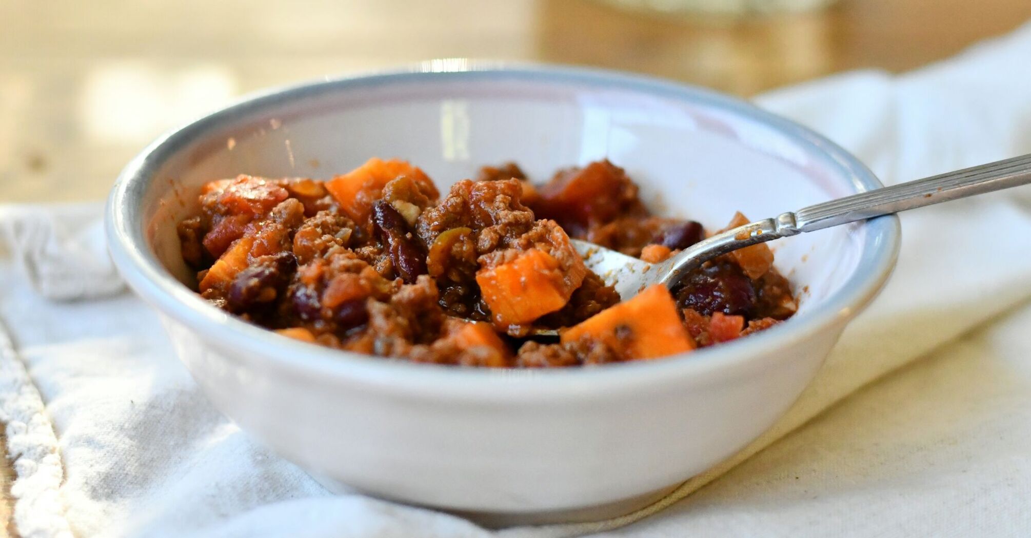 a bowl of peanut stew