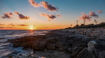 Stunning Sunset of the Mediterranean Coast