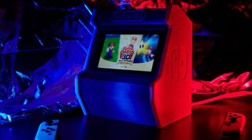 a video game sitting on top of a table