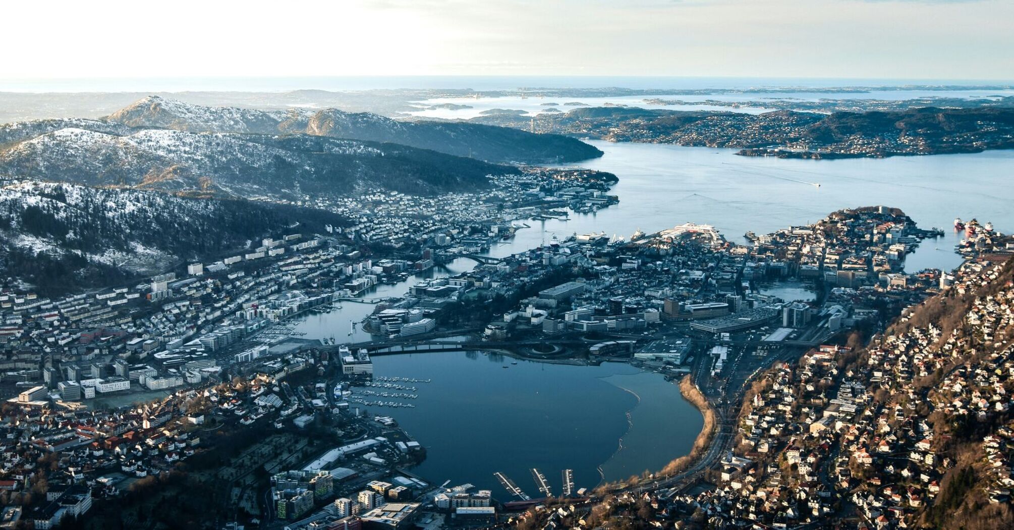 Bergen from above