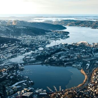 Bergen from above