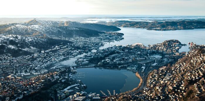 Bergen from above