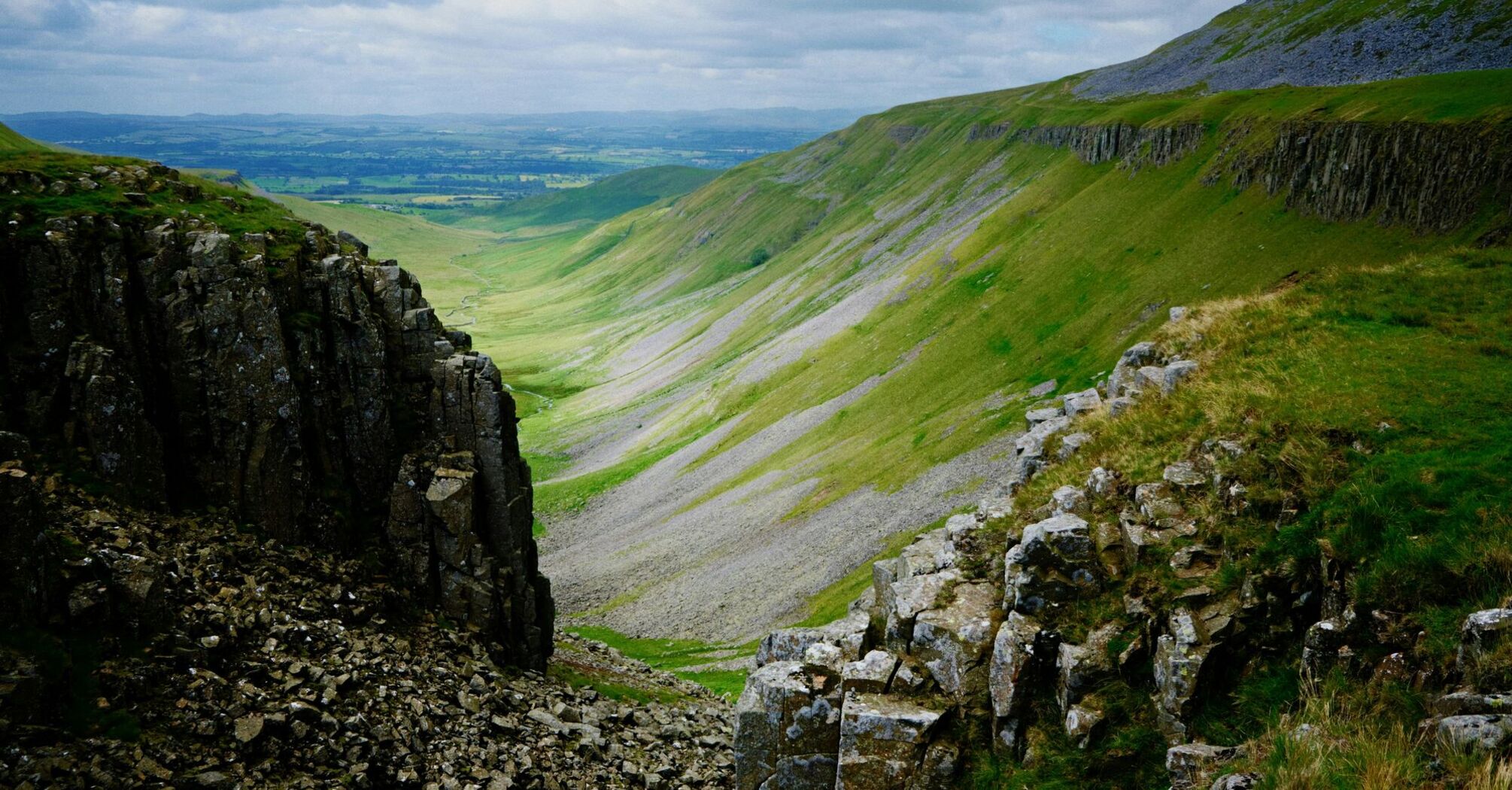 High Cup Nick, Pennine Way, Appleby-in-Westmorland, UK