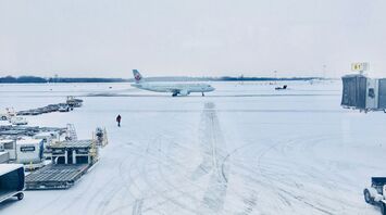 Winter Canada Airport