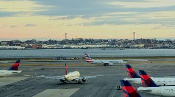 Dawn at Laguardia Airport