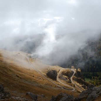 Falzarego Pass, Cortina d'Ampezzo, Province of Belluno, Italy