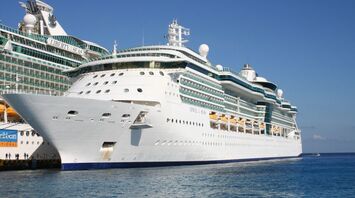 Royal Caribbean cruise ship docked at port