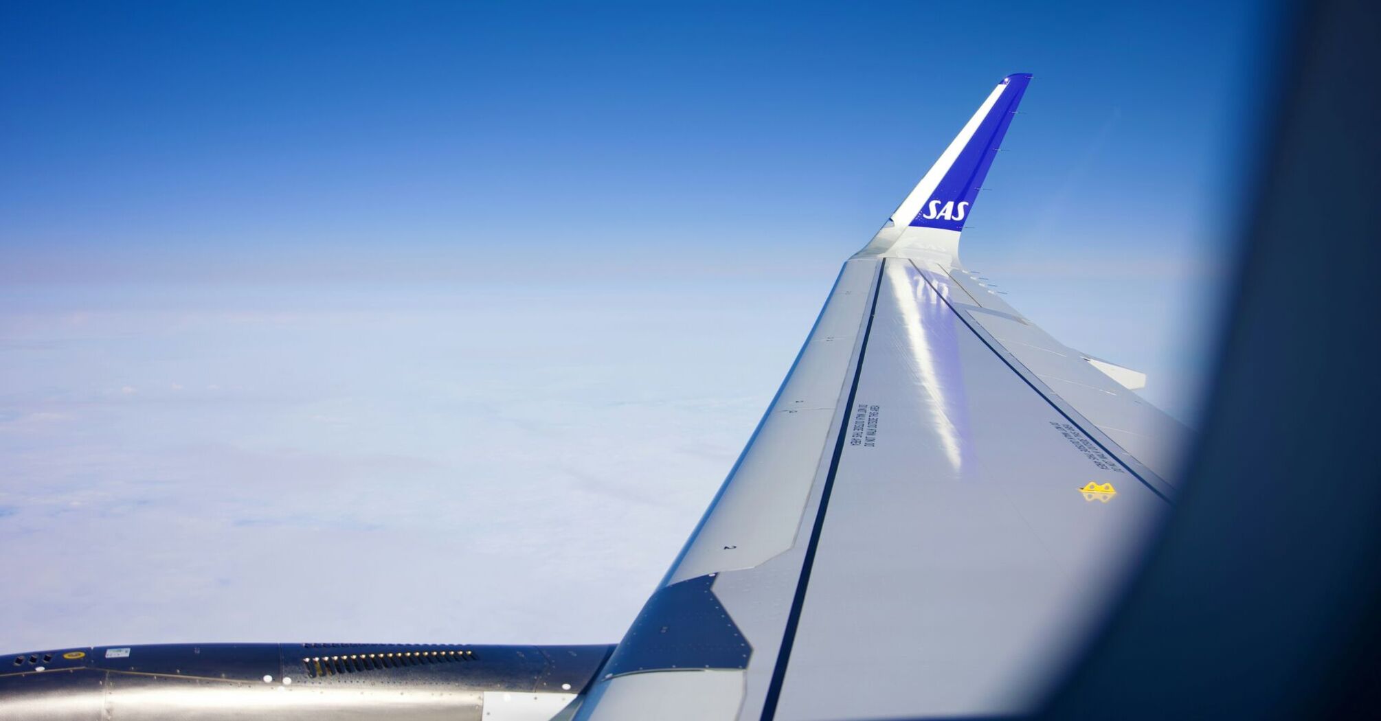 Wing of an Airbus A320neo