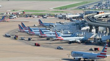 American Airlines jets Dallas Forth Worth International Airport