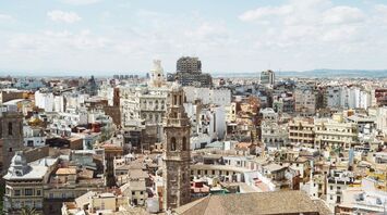 Panoramic view of Valencia's historic center with its iconic architecture