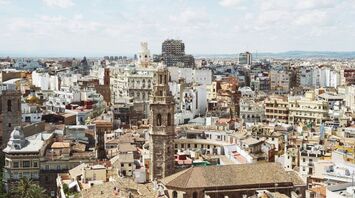 Panoramic view of Valencia cityscape