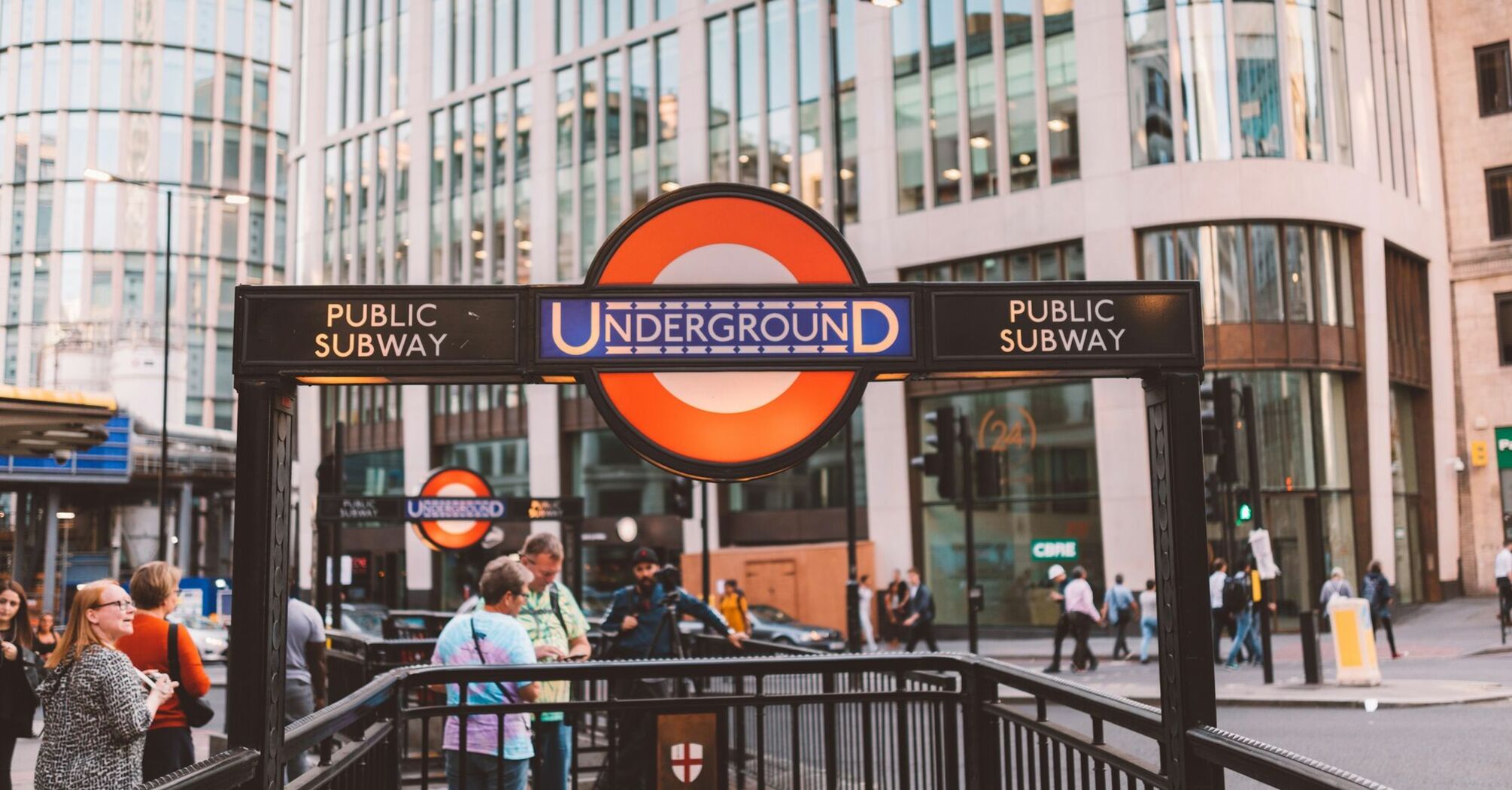 Entrance to London Underground subway station