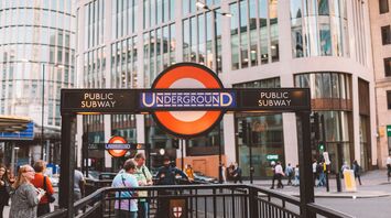 Entrance to London Underground subway station