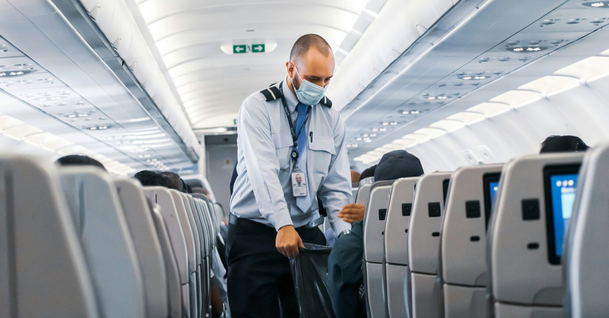The flight attendant mentioned a common mistake among elderly passengers and explained how to avoid it