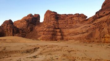 Desert landscape, Al Ula Saudi Arabia