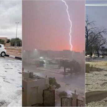 Bad weather in the UAE