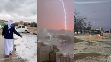 Bad weather in the UAE