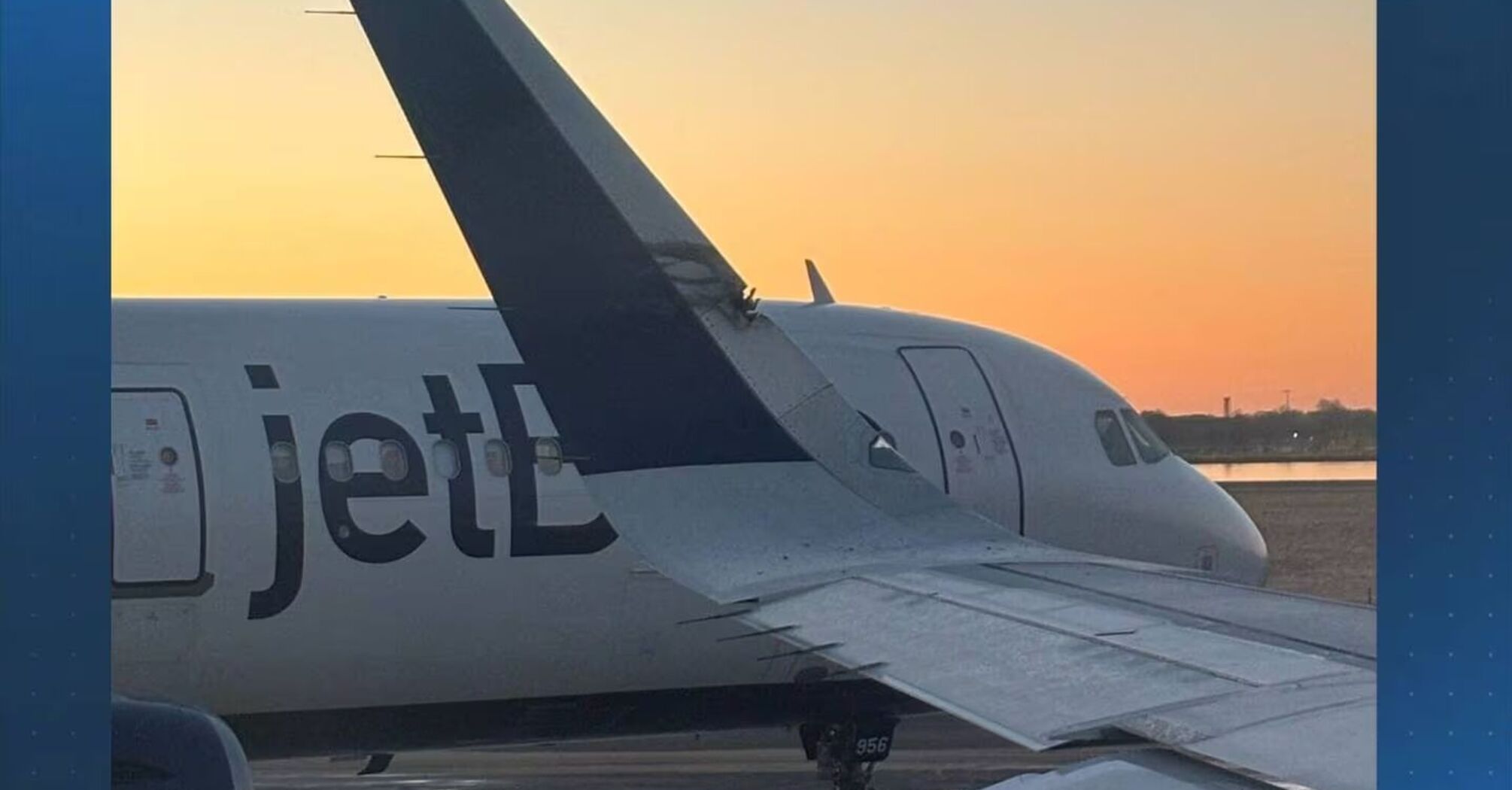 Two Jet Blue planes collide at Boston's Logan Airport
