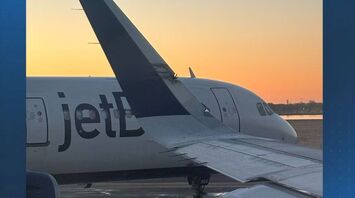 Two Jet Blue planes collide at Boston's Logan Airport