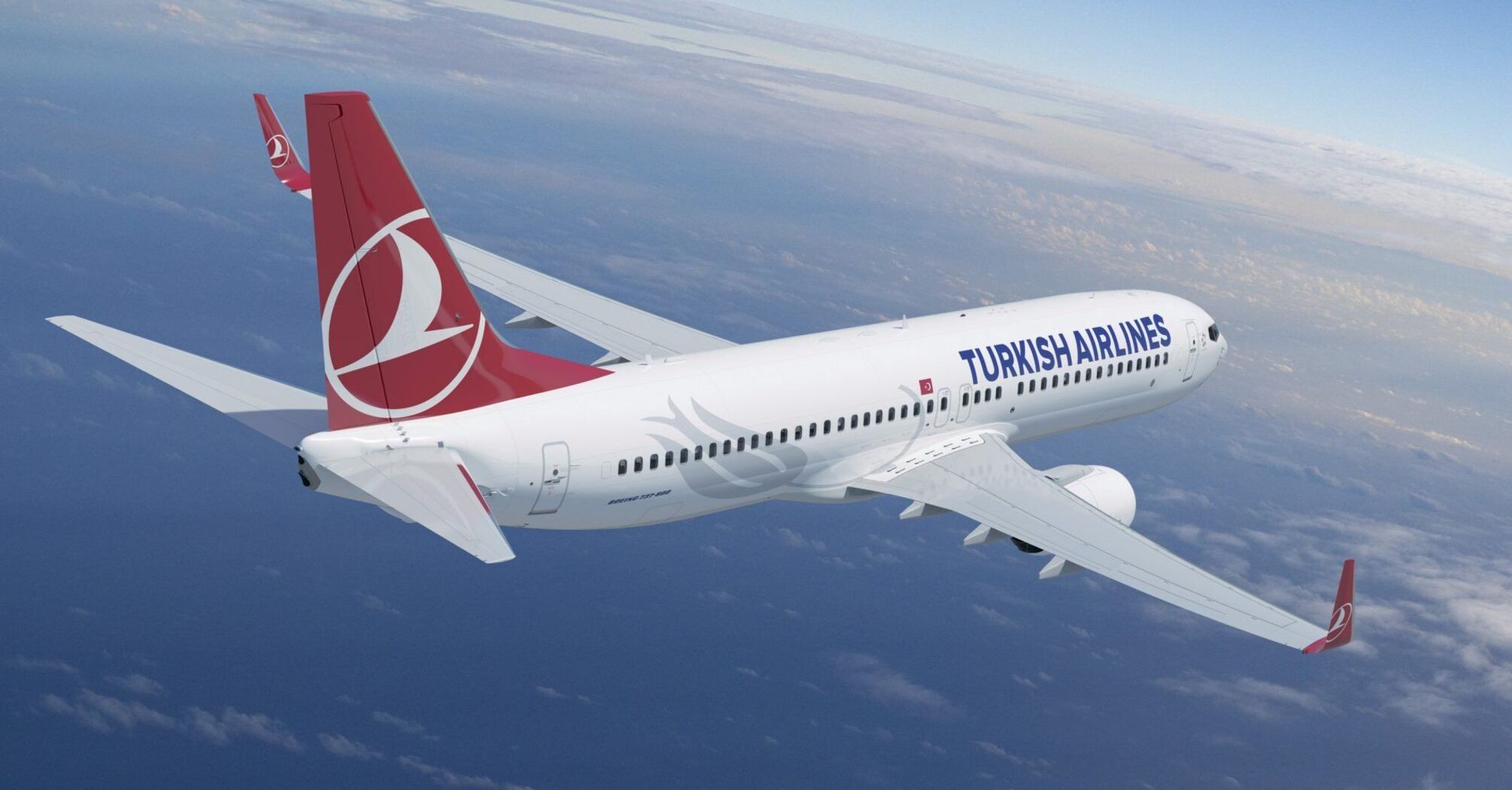 The Turkish Airlines aircraft
